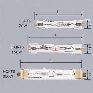 三菱オスラム HQI-TS150W/NDL/UVS 両口金形 4200K 株式会社き