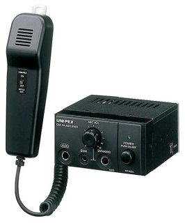 ユニペックス NT-102A 車載アンプ 10W マイク付き 12V用 株式会社き