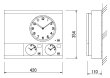 画像2: セイコー QC-5520R 親時計 2回路 FM電波修正 (2)