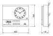 画像2: セイコー QT-7810RM 年間プログラムタイマー付 水晶親時計 (2)