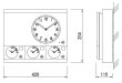 画像2: セイコー QC-5530R 親時計 3回路 FM電波修正 (2)