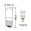 画像2: 小パネル球 T10E10 60V3W (2)